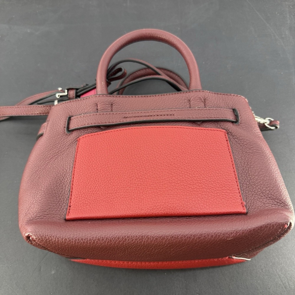 Reed Two Tone Red Purse 9x11", 6" Depth Shoulder/Crossbody - Picture 14 of 14
